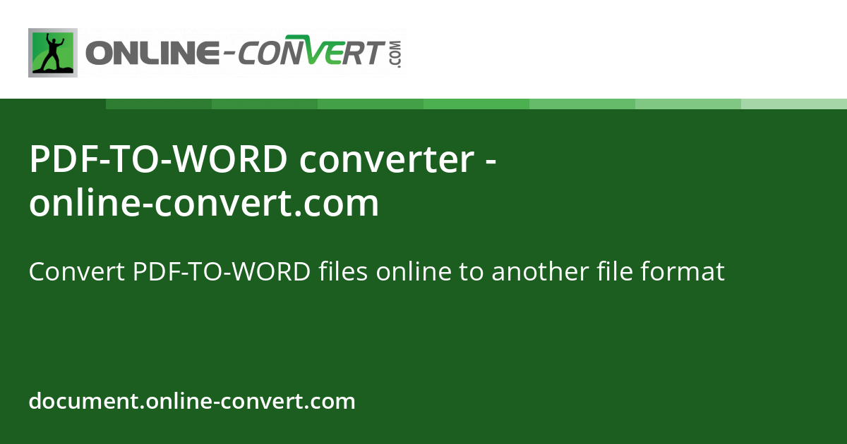 pdf into word file converter online
